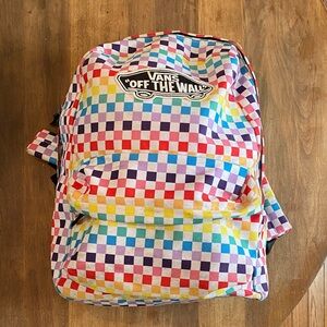 Vans Colorful Checkered Backpack